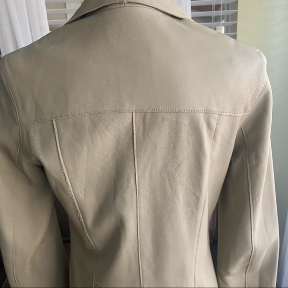 Inc tan leather jacket - Picture 9 of 13